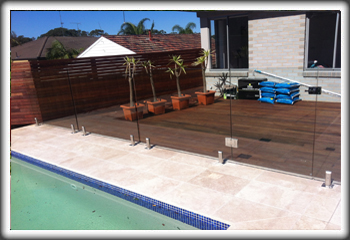 Stair glass fencing Sydney