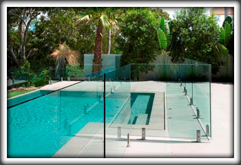 Stair glass fencing Sydney