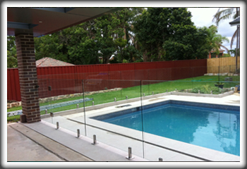 Stair glass fencing Sydney